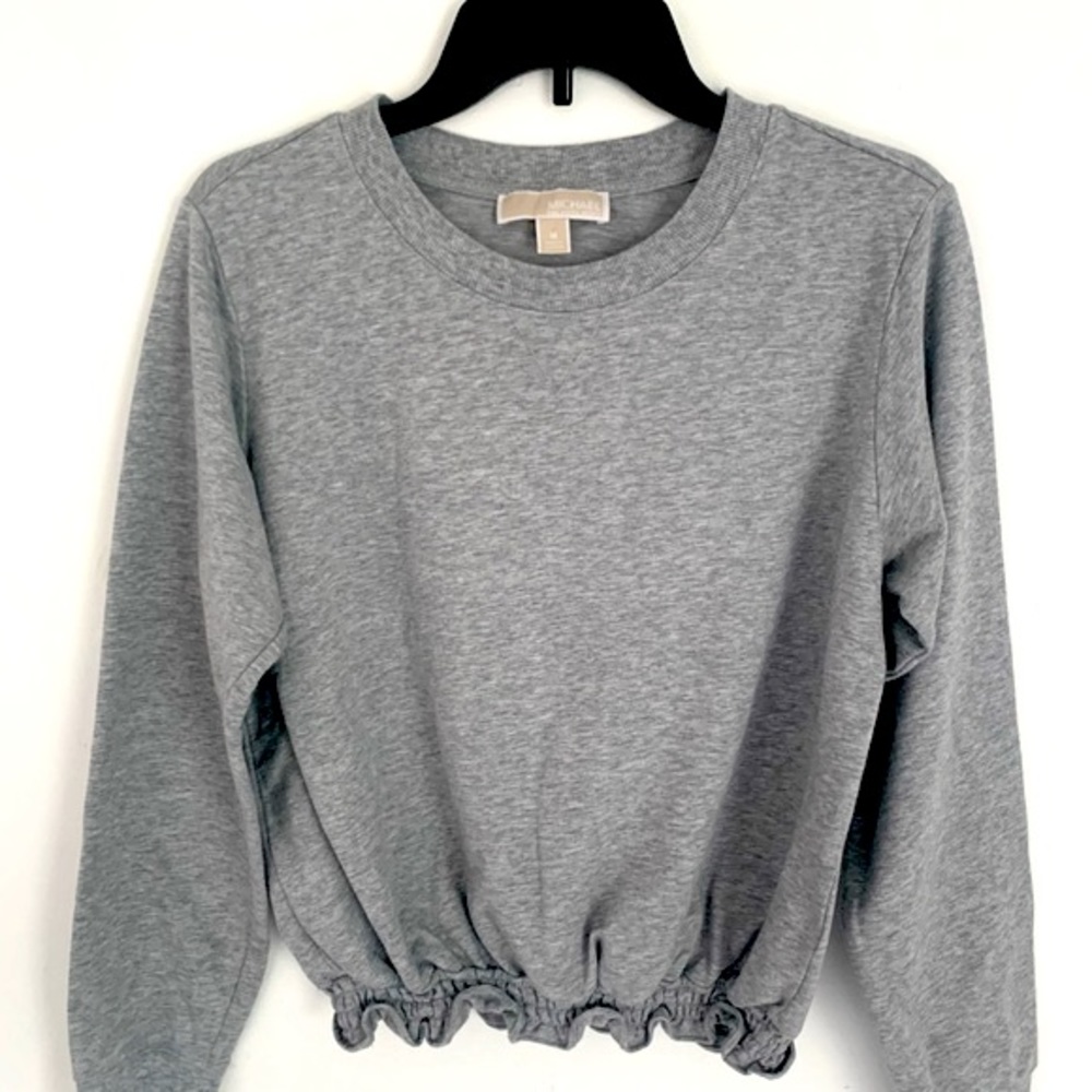 MICHAEL KORS Gray Sweatshirt Size Medium